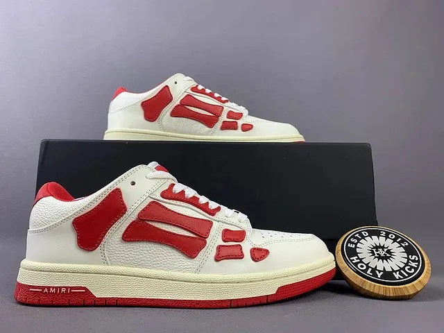 Amiri Skull Sneaker Bone Red