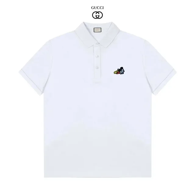 Gucci × Disney Polo Shirt Mickey Mouse Embroidery