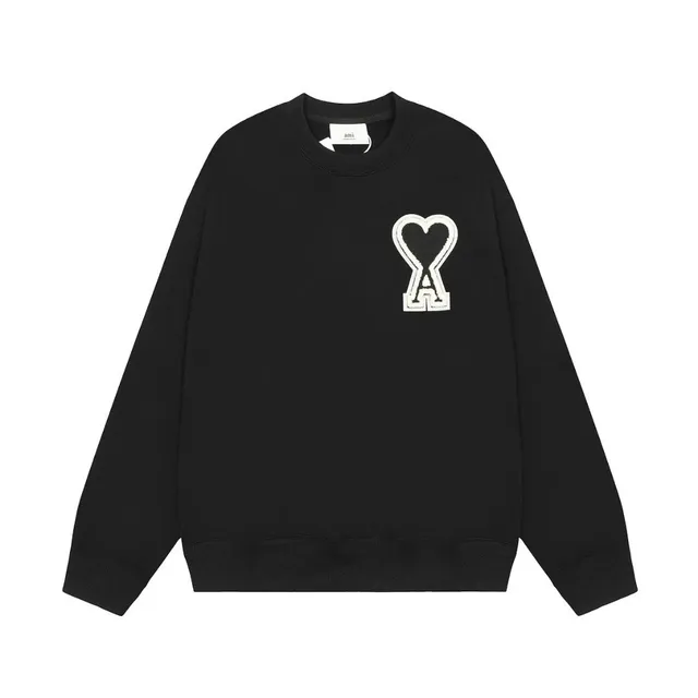 AMI Paris Crewneck Sweatshirt Heart Logo