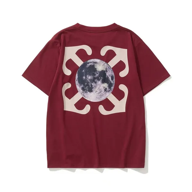 Off-White Graphic Tee Moon Arrow Print