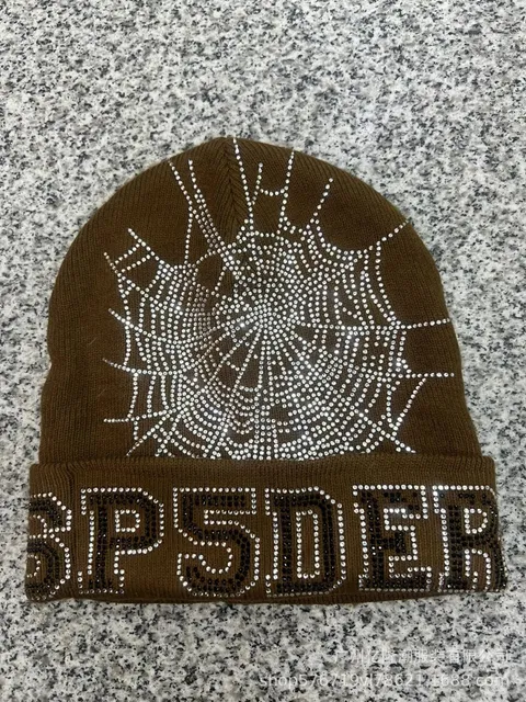 Sp5der Beanie Crystal Embellished