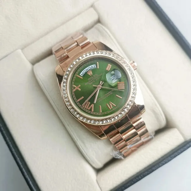 Rolex Day-Date Stella Dial with Diamond Bezel