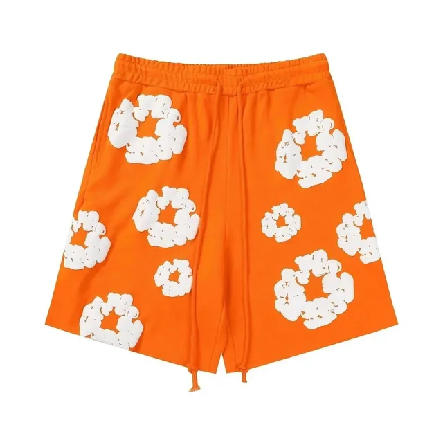 Denim Tears Logo Shorts Cloud Print