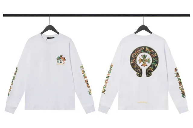 Chrome Hearts Long Sleeve Tee Cross Logo Print