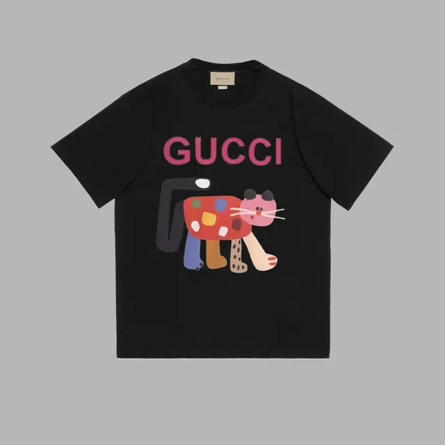 Gucci T-Shirt Colorful Panther Print
