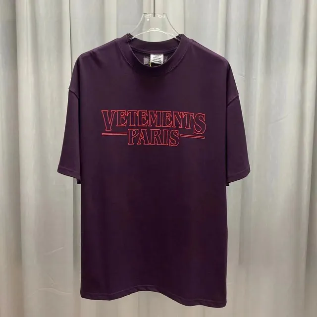 Logo T-Shirt Vetements Paris Outline