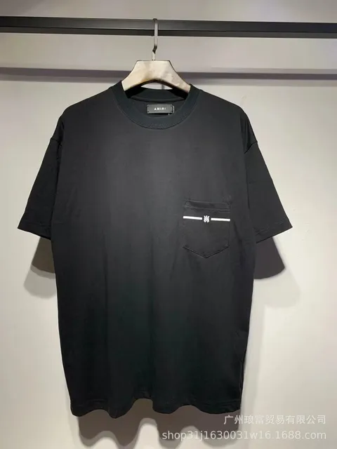 Amiri Pocket T-Shirt Logo Pocket