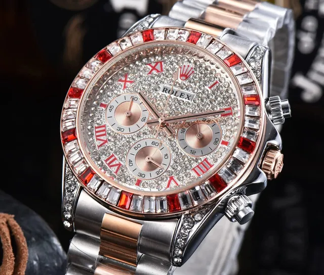 Rolex Cosmograph Daytona Diamond and Ruby Bezel