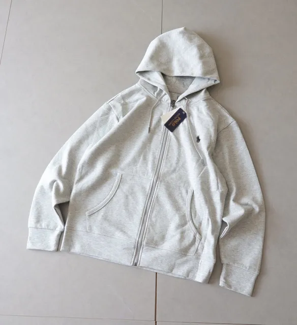 Polo Ralph Lauren Full-Zip Hoodie Heather Grey