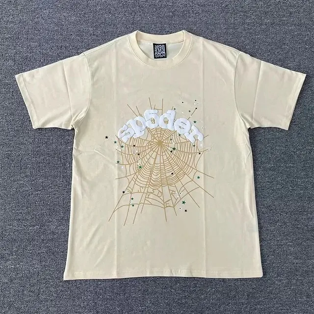 Broken Planet Spider Web Graphic Tee Embroidered Spider Web with Stars