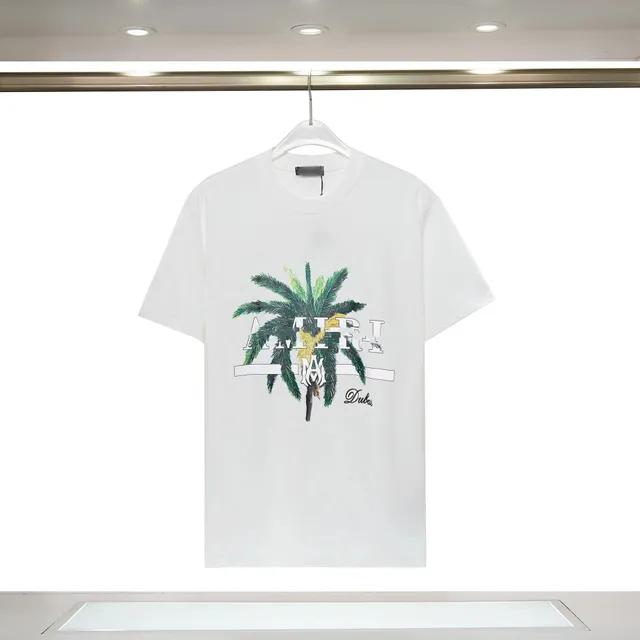 Amiri Palm Tree Graphic Tee Dubai Palm Print