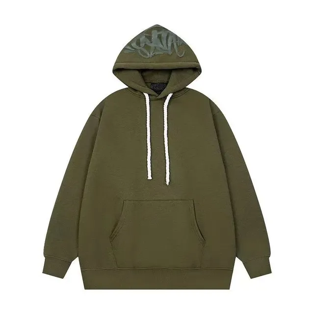 Oversized Hoodie Graffiti Print