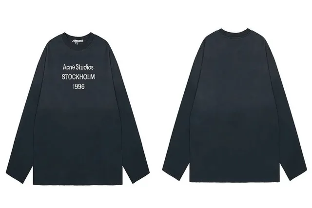 Acne Studios Long-Sleeve Tee Stockholm 1996 Print