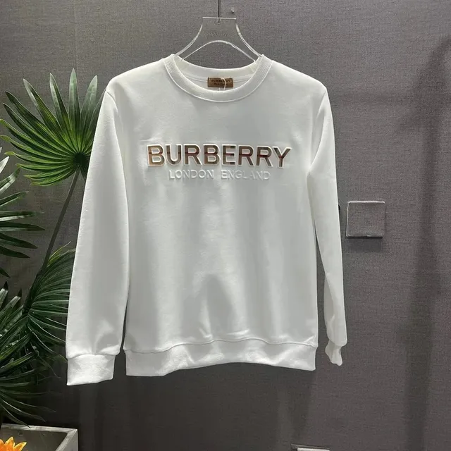 Burberry Crewneck Sweatshirt Logo Embroidered