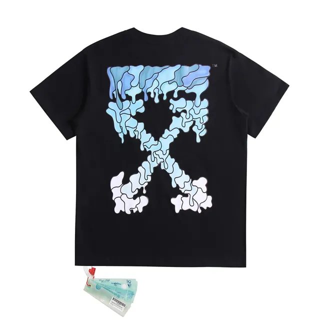 Off-White Arrow Graphic T-Shirt Ice Blue Gradient