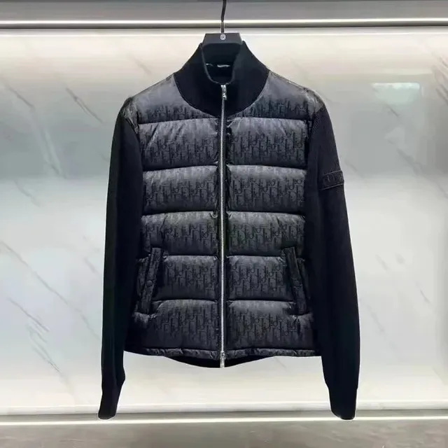 Dior Puffer Jacket Oblique Logo