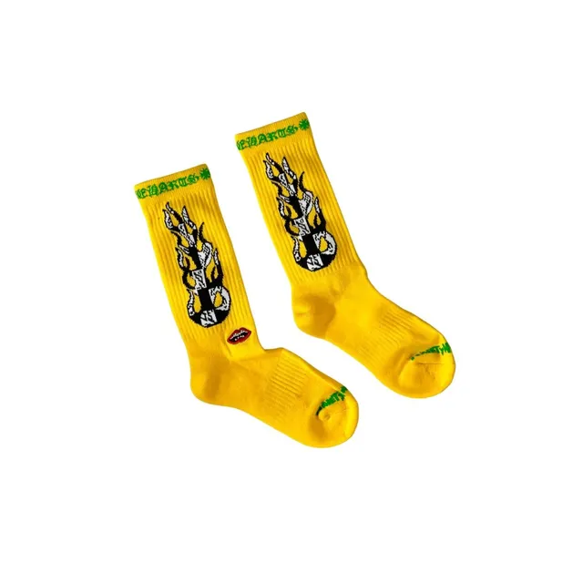 Corteiz Socks Flame Logo