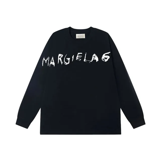 Maison Margiela Long-Sleeve Tee Painted Logo