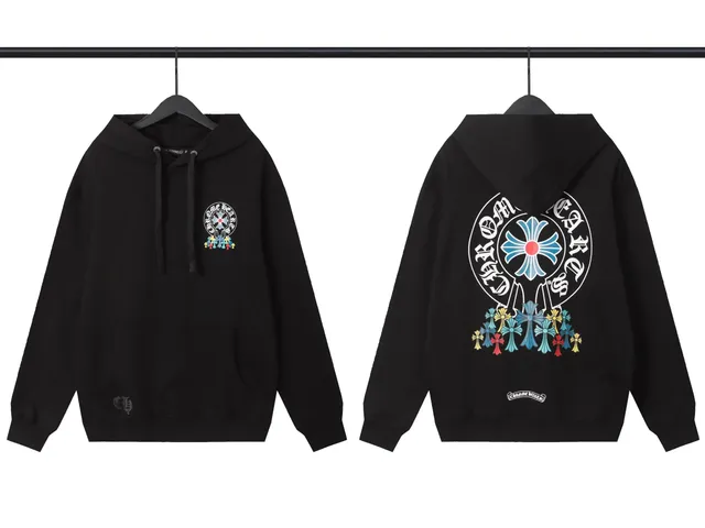 Chrome Hearts Hoodie Cross Motif Embroidery