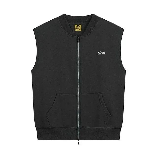 Corteiz Zip-Up Vest Embroidered Logo