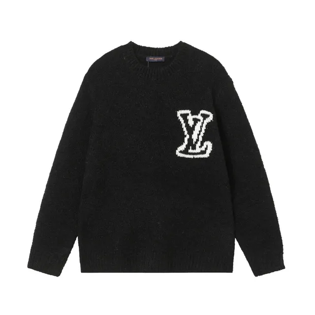 Louis Vuitton Knit Sweater LV Monogram Intarsia