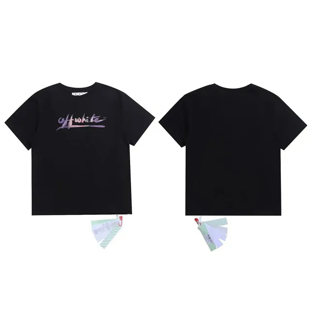 Off-White T-Shirt Iridescent Logo