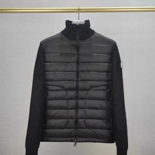 Moncler Quilted Jacket Contrast Sleeve