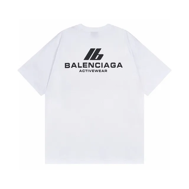 Balenciaga Active Wear Tee Logo Print
