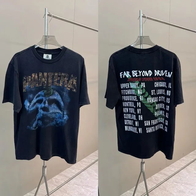 Pantera Tour Tee 1994 World Tour Print