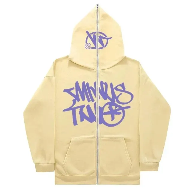 Syna World Zip-Up Hoodie Graffiti Logo