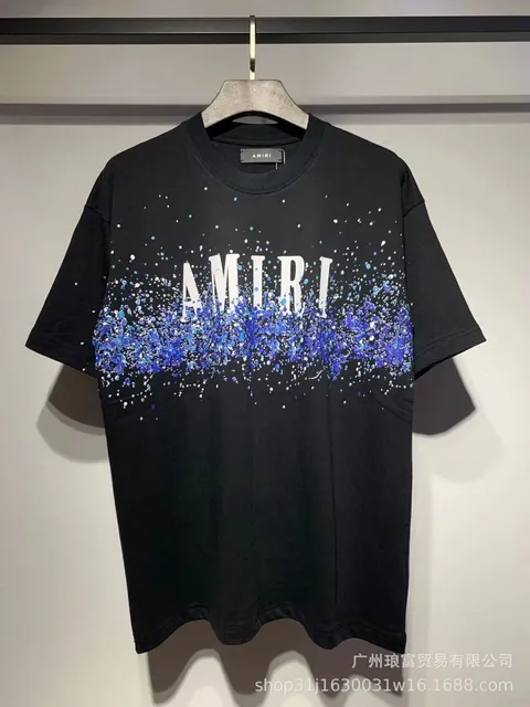 Amiri Graphic Tee Splatter Print
