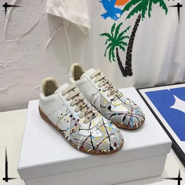 Maison Margiela Tabi Sneaker Paint Splatter