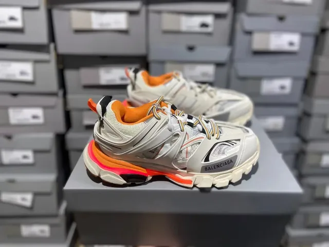 Balenciaga Triple S White Orange