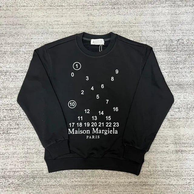 Maison Margiela Crewneck Sweatshirt Number Print