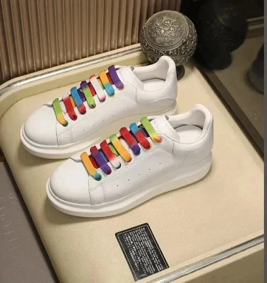 Alexander McQueen Oversized Sneaker Rainbow Lace