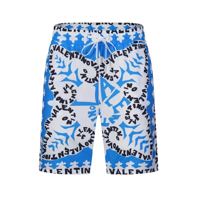 Valentino Printed Swim Shorts VLTN Logo Print