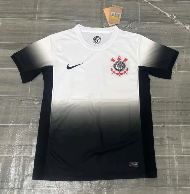 Nike Corinthians Home Jersey Gradient Black