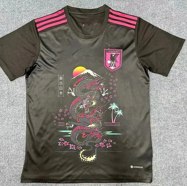 Adidas Japan National Team Training Jersey Dragon Graphic