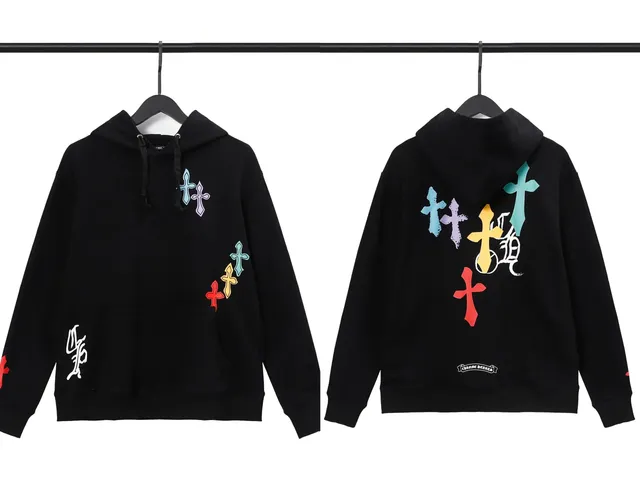 Chrome Hearts Hoodie Multi-Cross Print