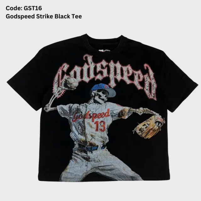 Gst16 Godspeed Strike Black T-Shirt