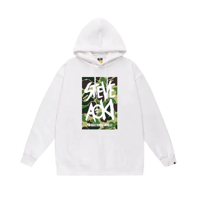 BAPE Hoodie Steve Aoki Camo Graphic