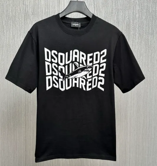 Dsquared2 Graphic T-Shirt Shark Logo