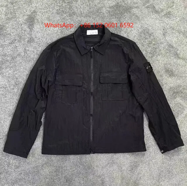 Stone Island Goggle Jacket Black