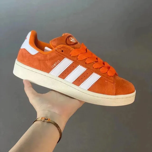 Adidas Campus Orange Suede