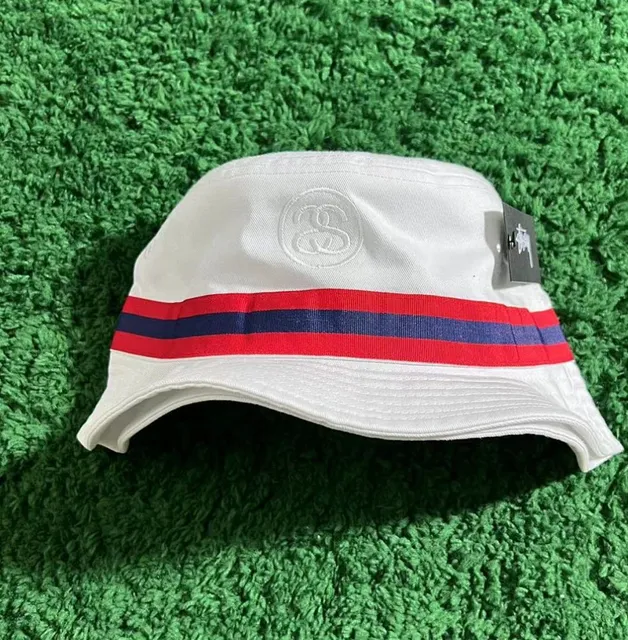 Stüssy Bucket Hat Tape Stripe