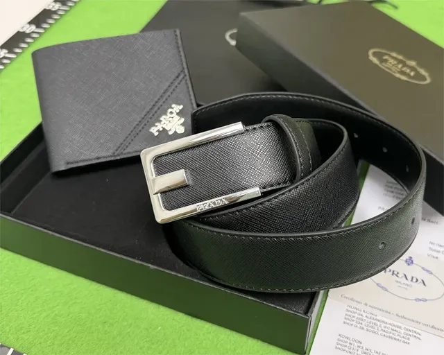 Prada Leather Belt Saffiano