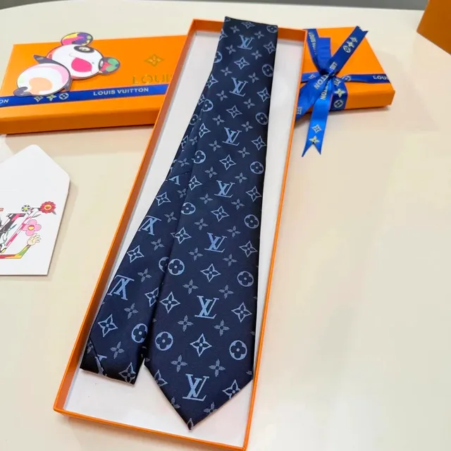 Louis Vuitton Neck Tie Monogram Eclipse