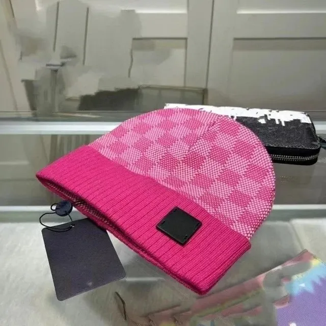 Louis Vuitton Checkered Beanie Monogram Grid