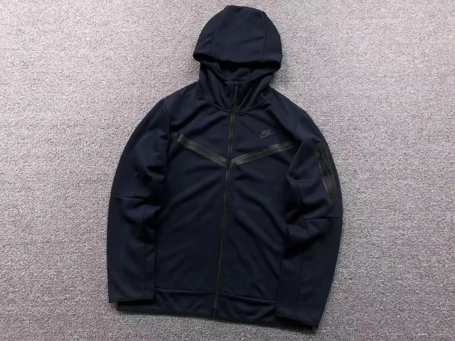 Nike Tech Fleece Hooded Jacket Obsidian