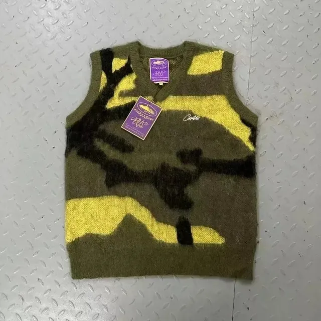Corteiz Knit Vest Camouflage